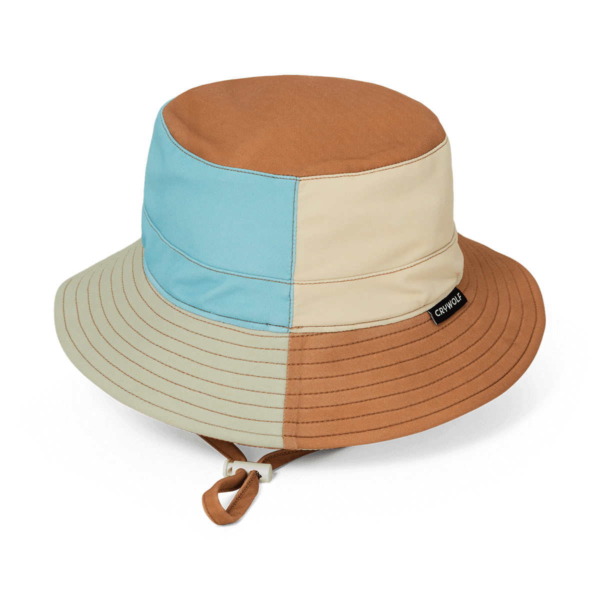 Crywolf Swim Bucket Hat - Ocean Colourblock