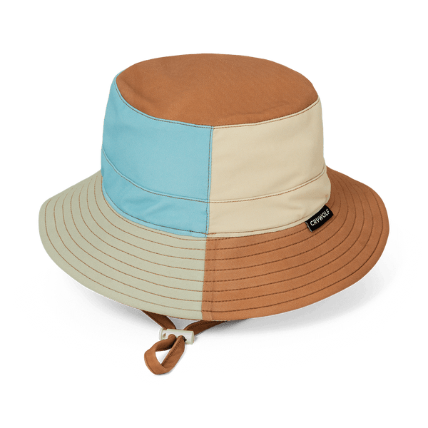 Crywolf Swim Bucket Hat - Ocean Colourblock