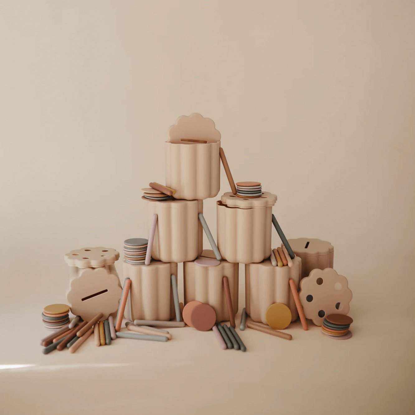 Mushie Coin & Tube Sorting Set