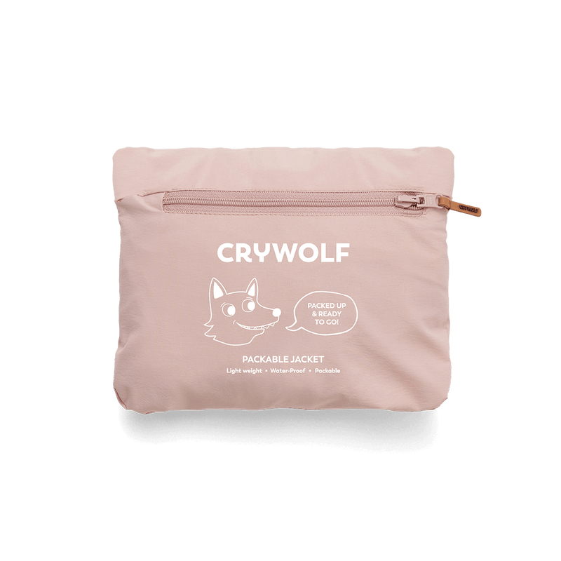 Crywolf Packable Jacket - Blush