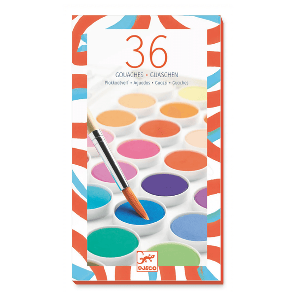 Djeco Watercolour Cakes Set - 36 Colours
