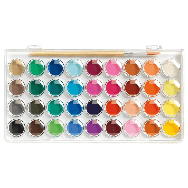 Djeco Watercolour Cakes Set - 36 Colours
