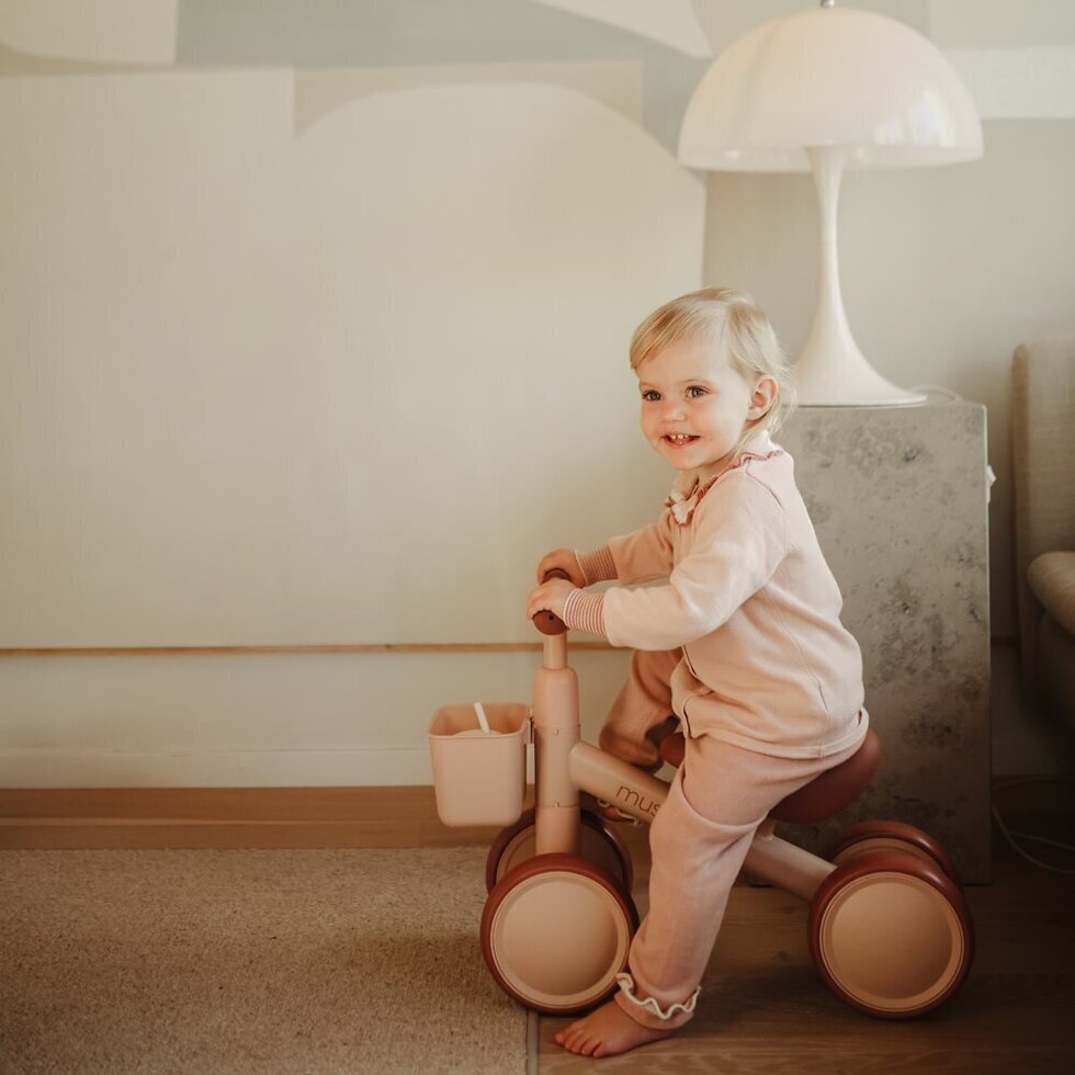 Mushie Mini Toddler Bike - Blush