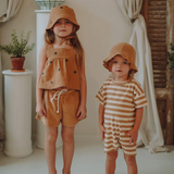 Organic Zoo Gold Terry Rope Shorts