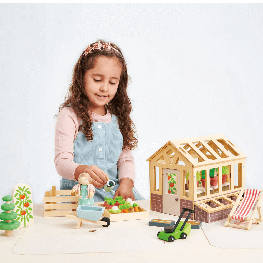 Tender Leaf Greenhouse & Garden Set