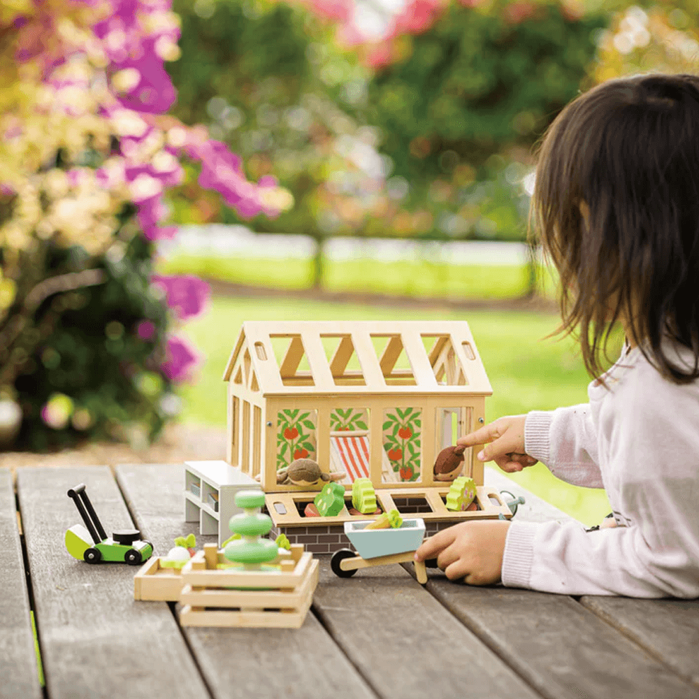 Tender Leaf Greenhouse & Garden Set