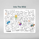 Hey Doodle Reusable Marker Playmat - Into The Wild