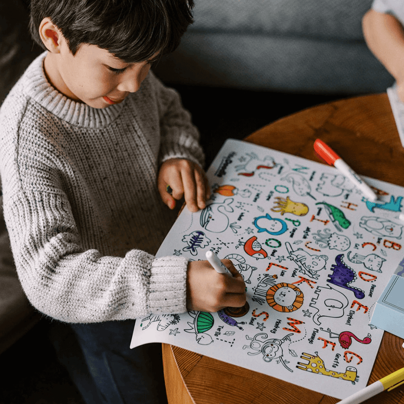Hey Doodle Reusable Marker Playmat - Into The Wild
