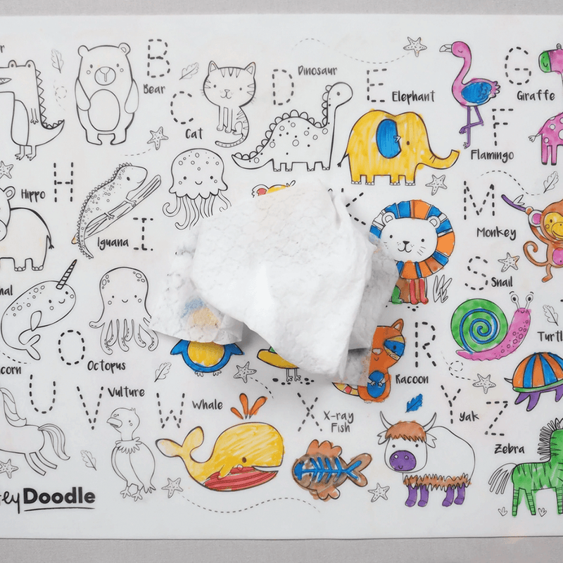 Hey Doodle Reusable Marker Playmat - Into The Wild