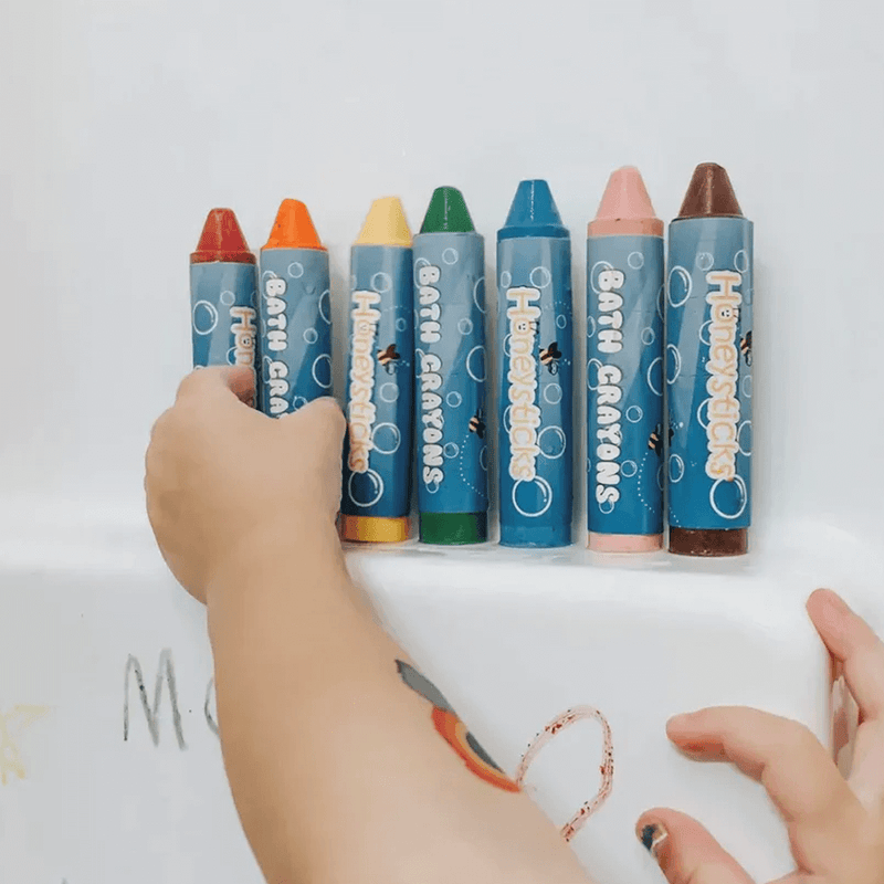 Natural top bath crayons