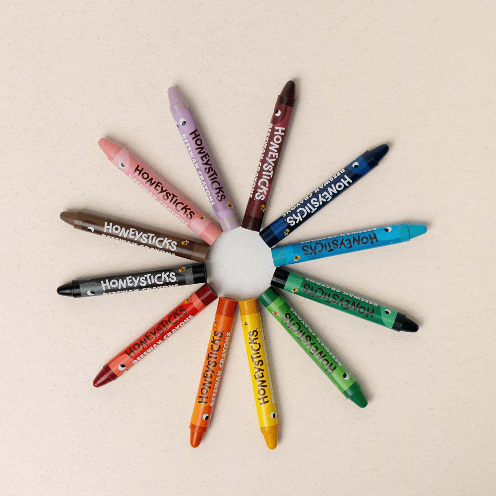 Honeysticks Beeswax Crayons Jumbos 12pk