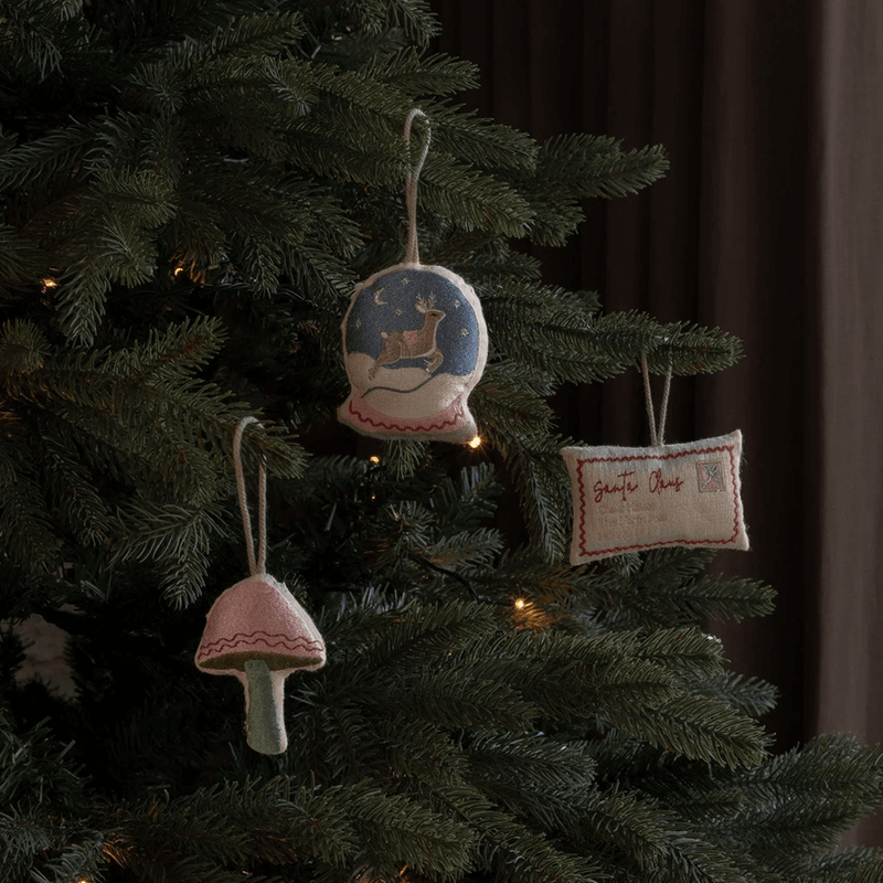 Avery Row Christmas Tree Decoration Single - Snowglobe
