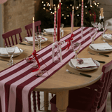 Avery Row Embroidered Bow Napkins, Set of 2 - Burgundy
