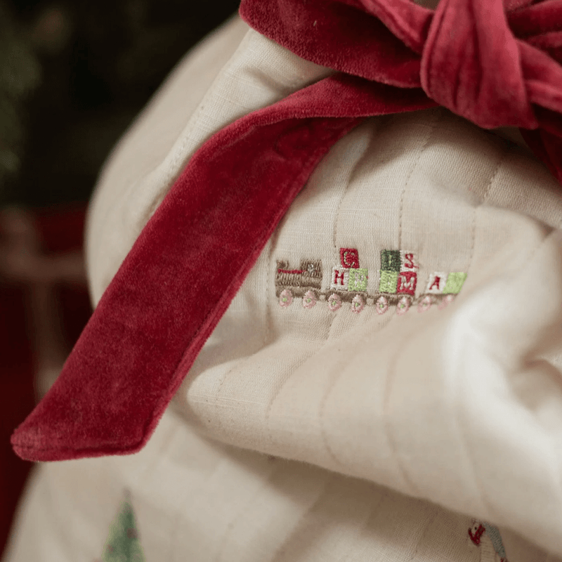 Avery Row Christmas Present Sack - Christmas Morning