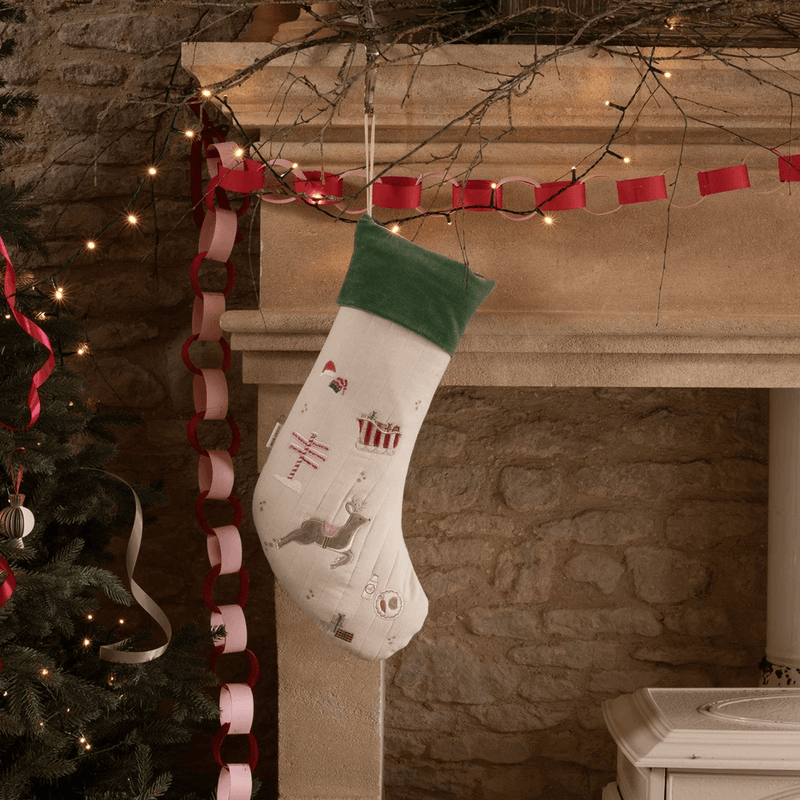 Avery Row Christmas Stocking - The North Pole