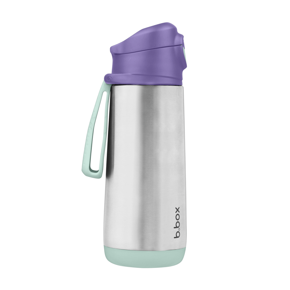 B.Box Insulated Spout Drink Bottle 500ml - Lilac Pop