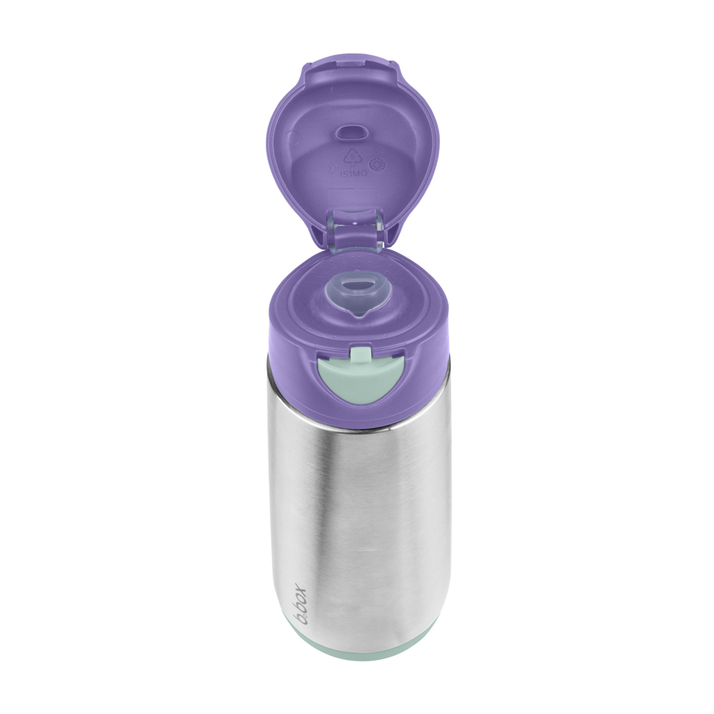 B.Box Insulated Spout Drink Bottle 500ml - Lilac Pop