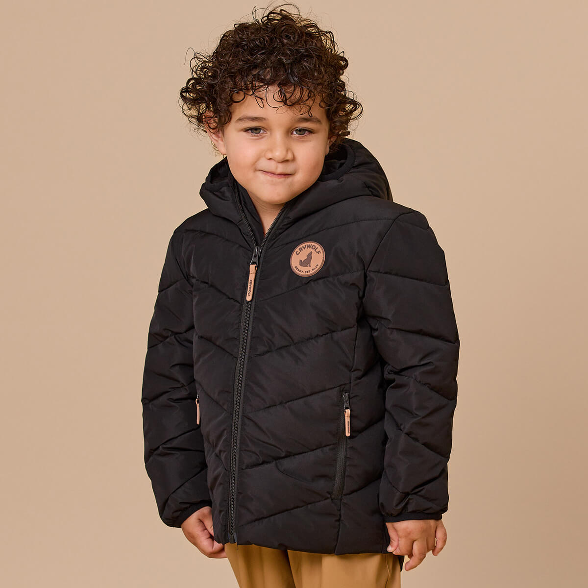 Crywolf Eco Puffer - Black