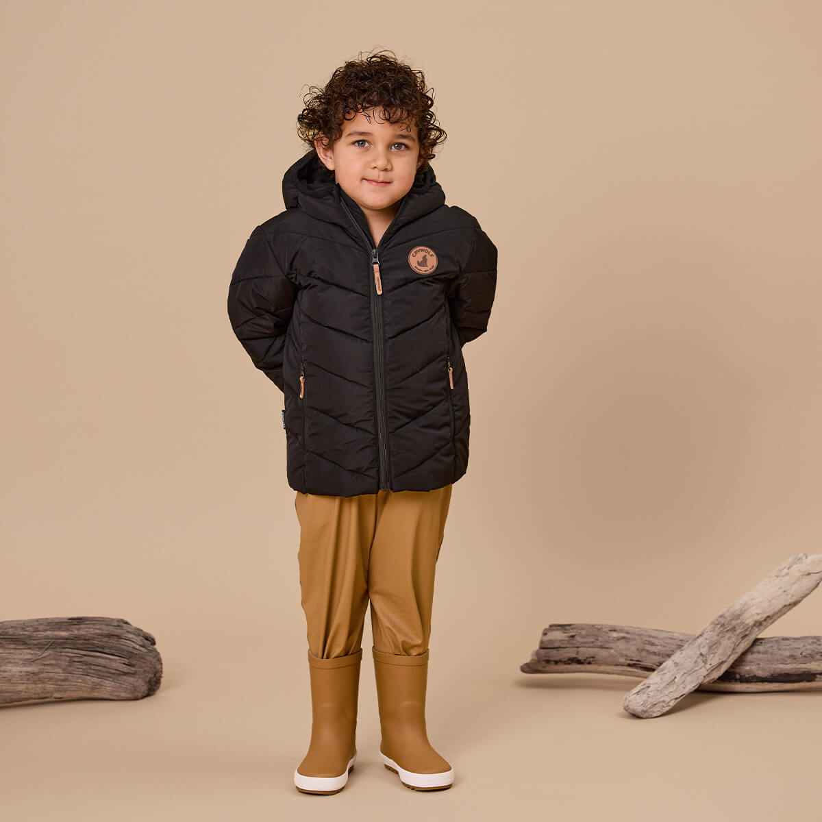 Crywolf Eco Puffer - Black