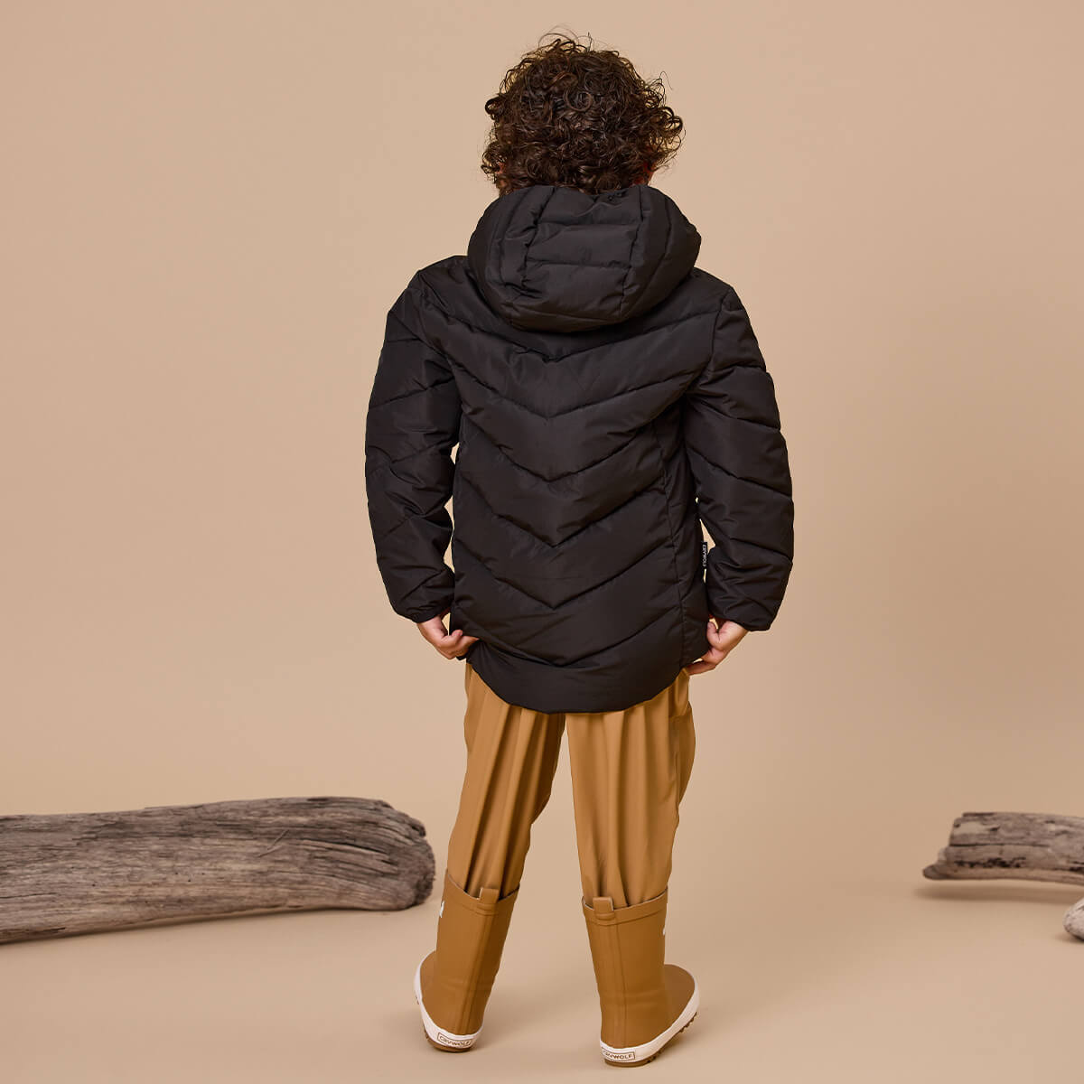 Crywolf Eco Puffer - Black