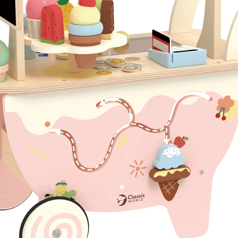 Classic World Ice Cream Cart