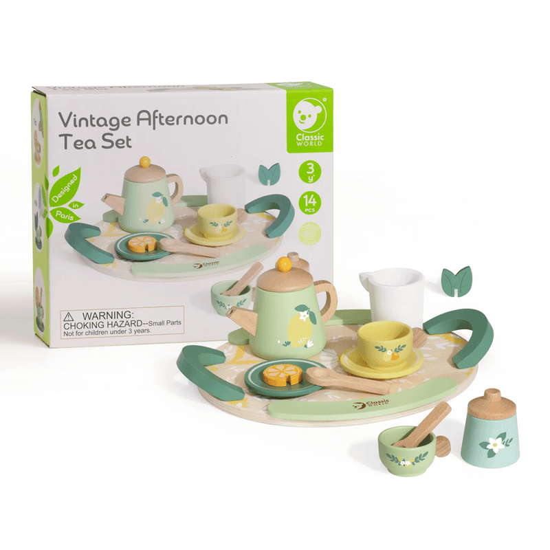 Classic World Vintage Afternoon Tea Set Little Gatherer NZ Childrens Boutique