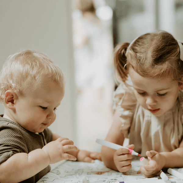 Colour Me Kids Reusable Colouring In Tablecloth Set - Woodland Wonders