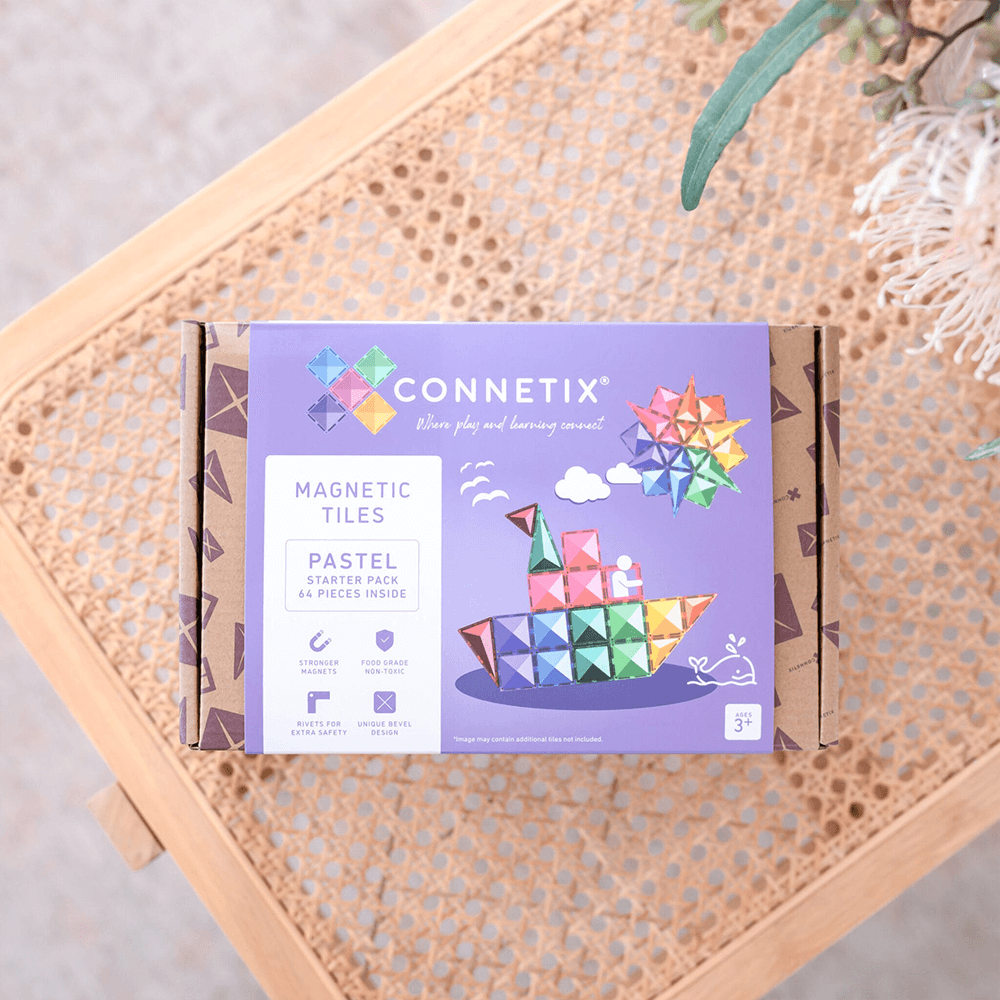 Connetix Pastel Starter Pack 64 Piece