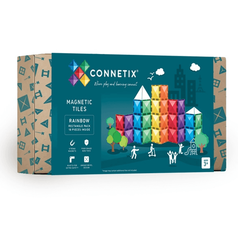 Connetix - Rainbow Rectangle Pack 18 pc