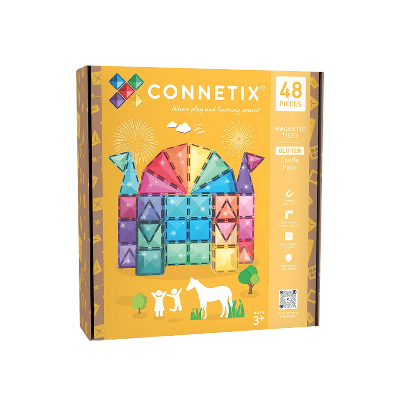 Connetix Glitter Castle Pack 48 pc