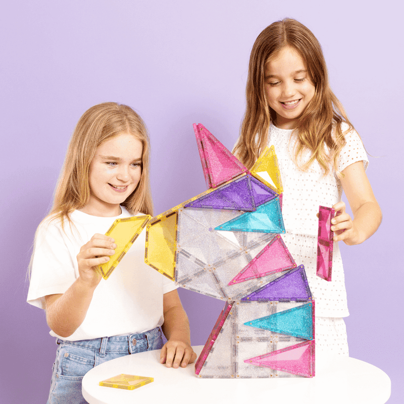 Connetix Glitter Unicorn Pack 56 pc