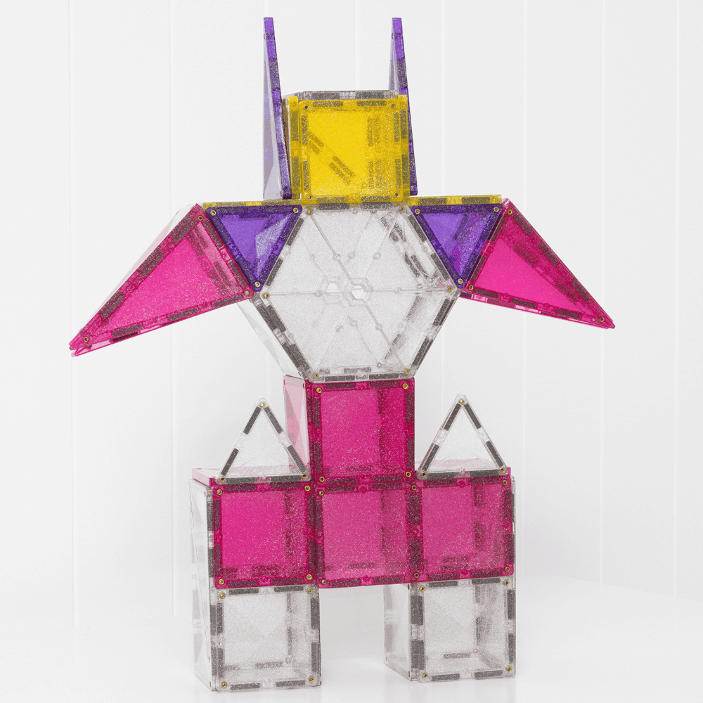 Connetix Glitter Unicorn Pack 56 pc