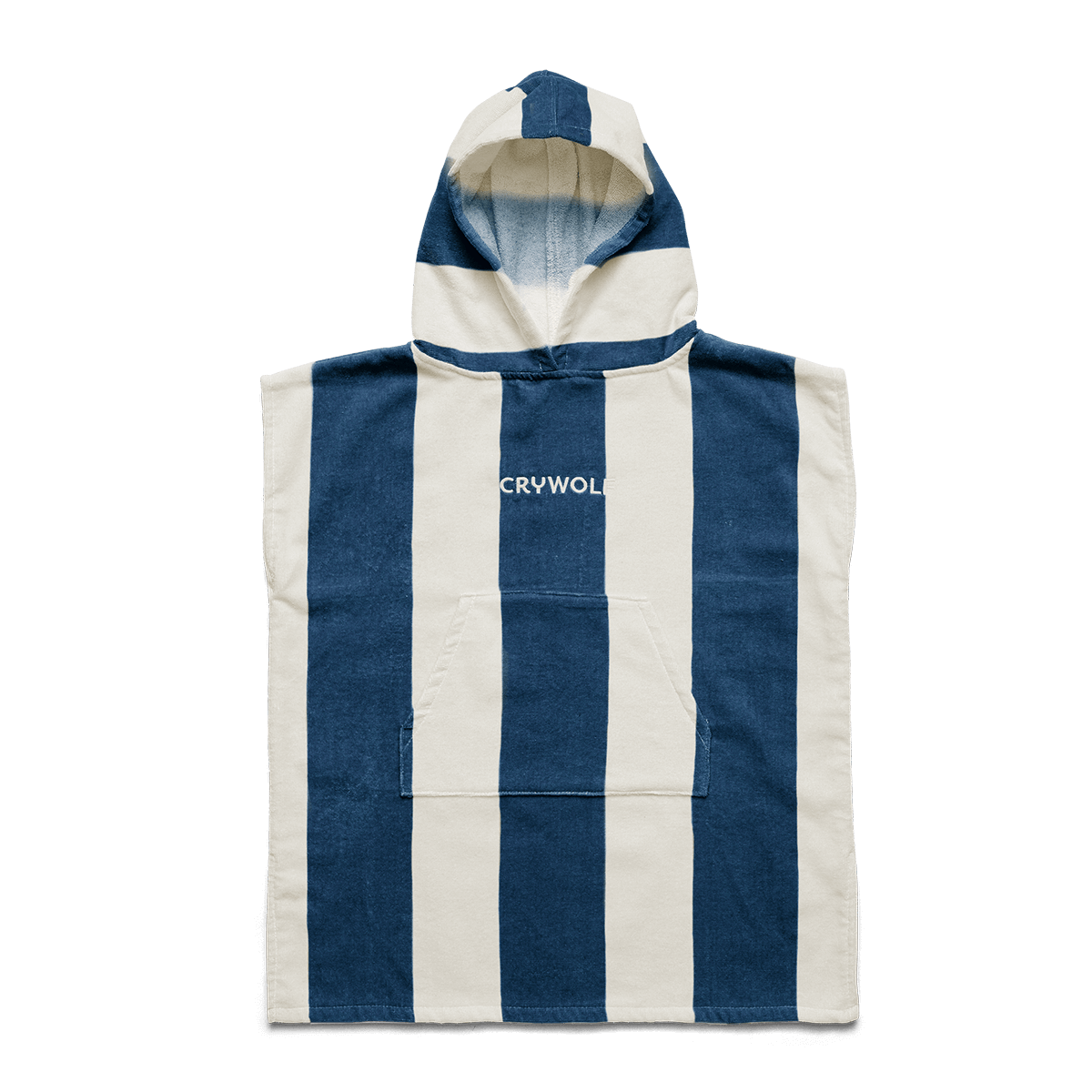 Crywolf Hooded Towel - Indigo Stripe