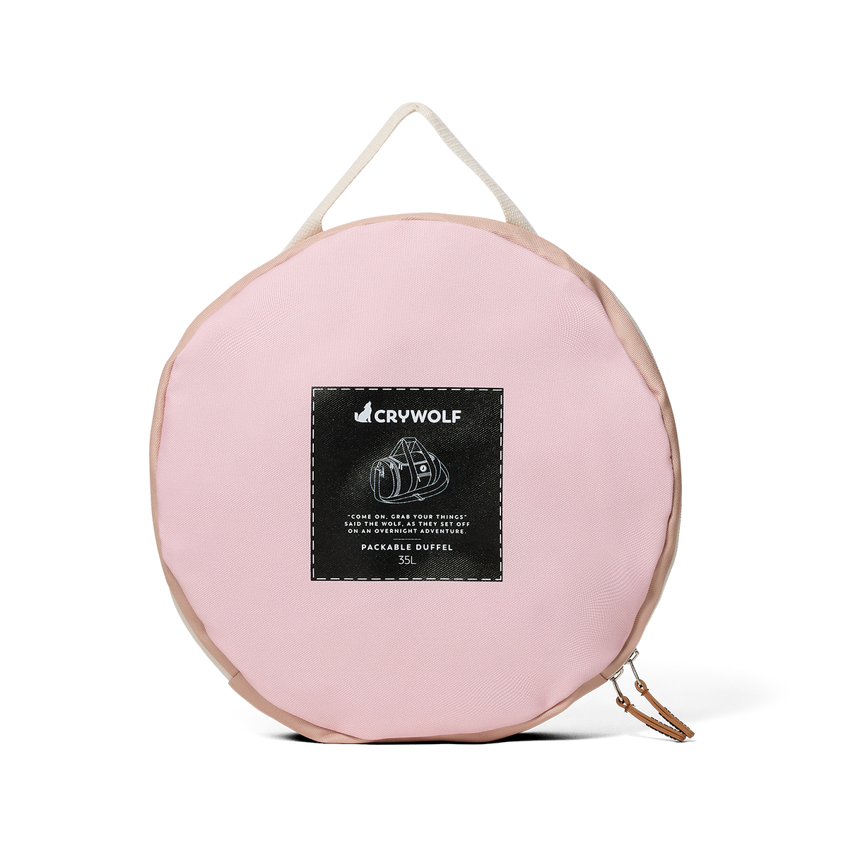 Crywolf Packable Duffel - Blush Colourblock