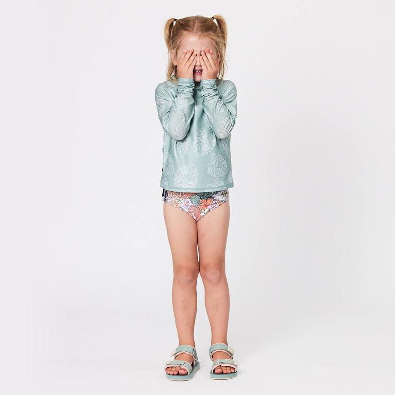 Crywolf Rash Vest - Jade Monstera