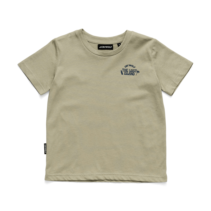 Crywolf T-Shirt Lost Island - Sage