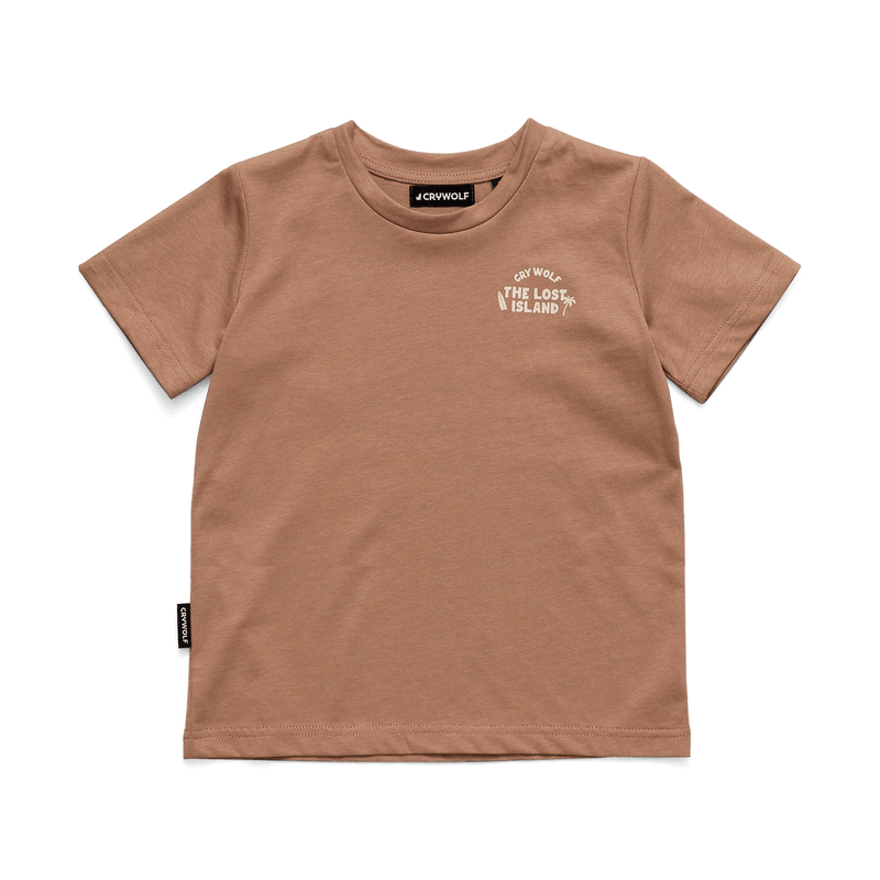 Crywolf T-Shirt Lost Island - Tan