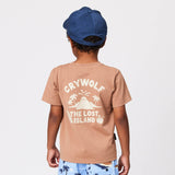 Crywolf T-Shirt Lost Island - Tan