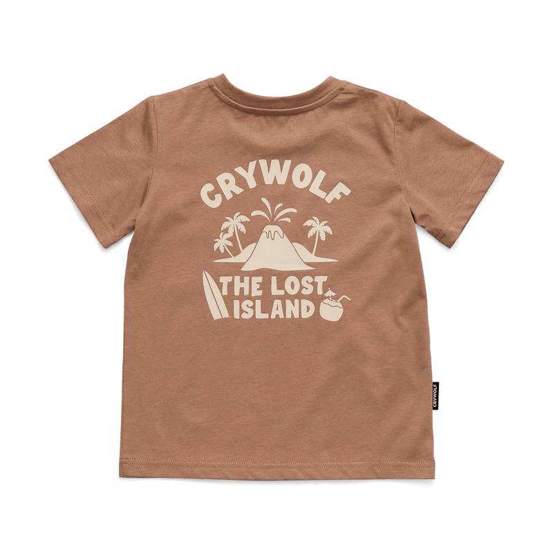 Crywolf T-Shirt Lost Island - Tan