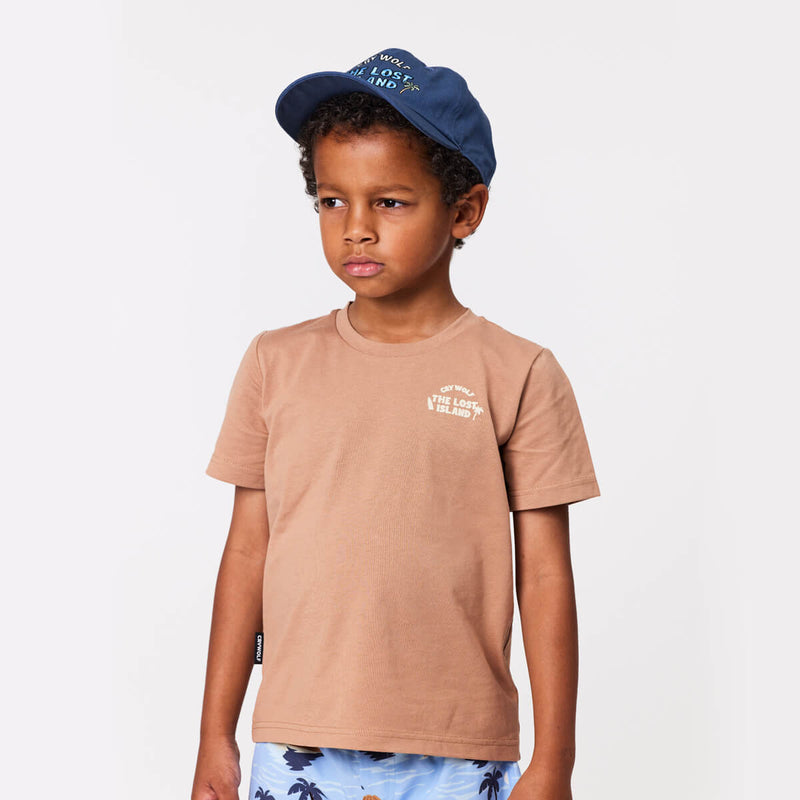 Crywolf T-Shirt Lost Island - Tan