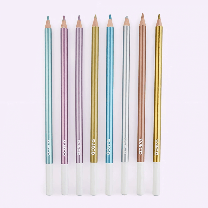 Djeco Metallic Pencils 8pc