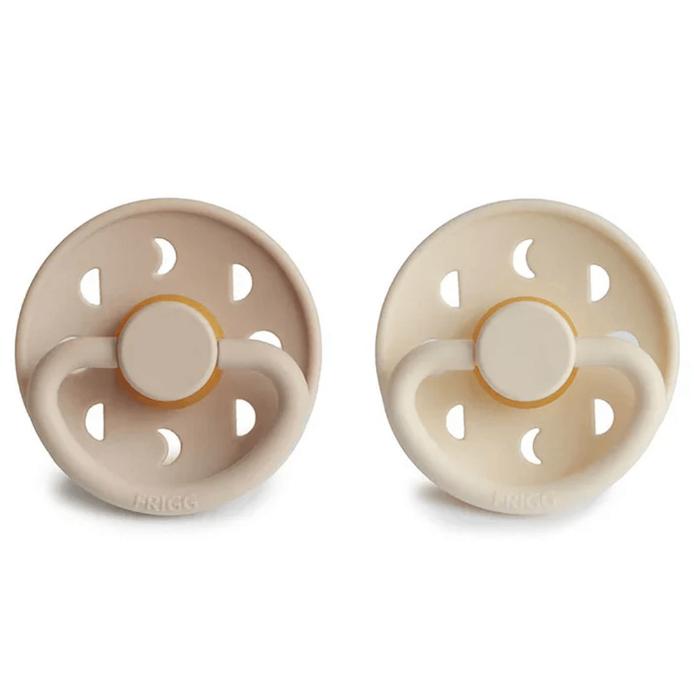 Frigg Pacifier - Latex - Moon Phase Cream/Crossiant