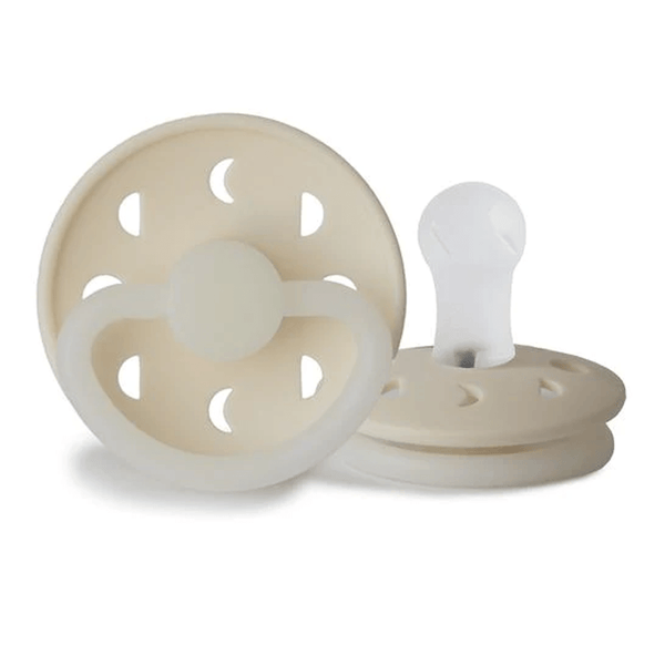 Frigg Pacifier - Silicone - Moon Phase Cream Night Glow