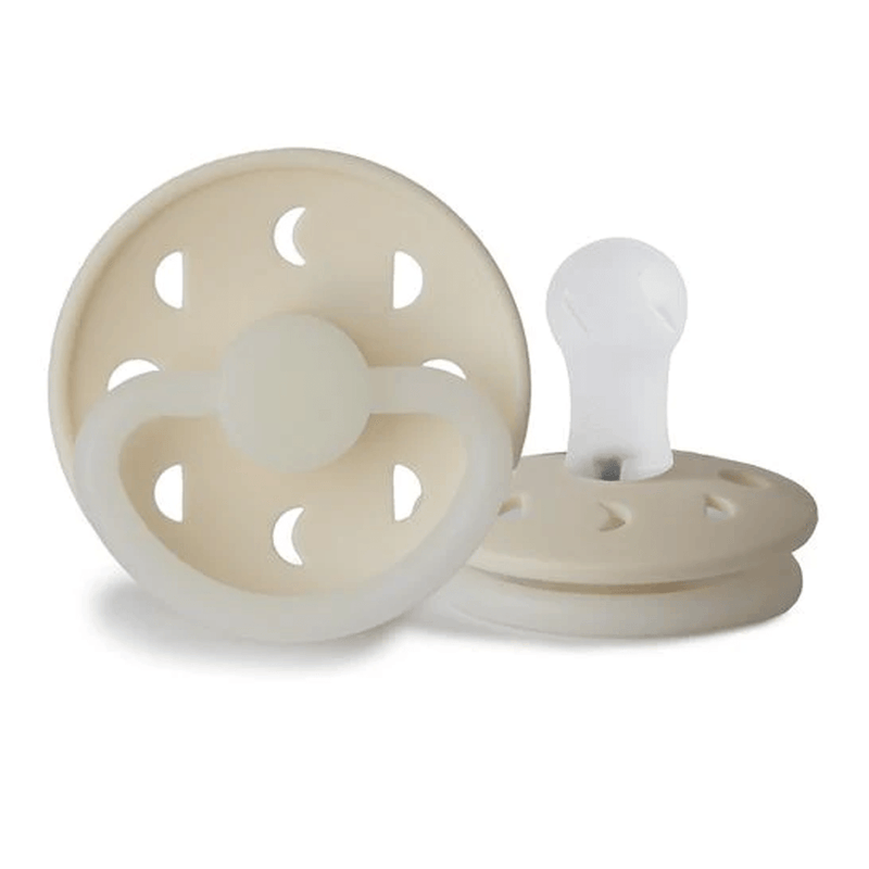 Frigg Pacifier - Silicone - Moon Phase Cream Night Glow