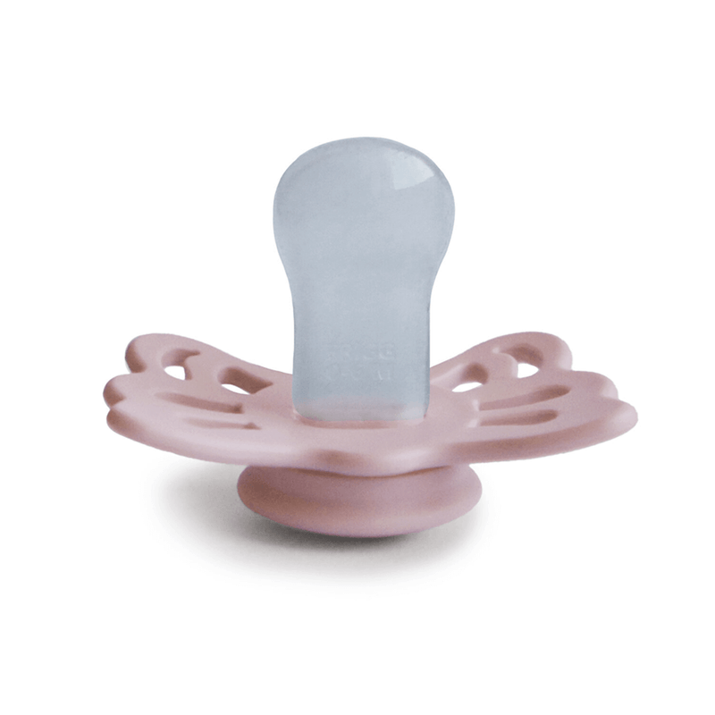 Frigg Pacifier Butterfly Silicone Pacifier - Blush