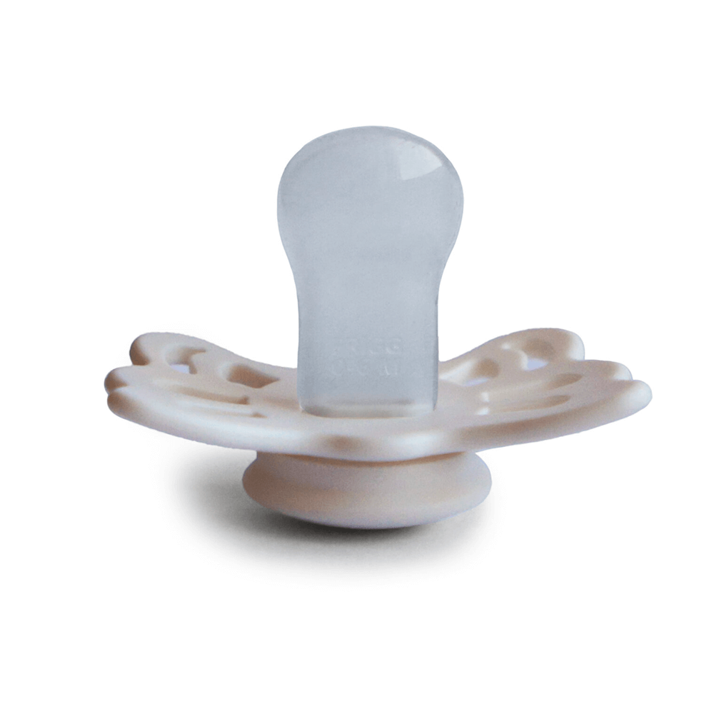 Pacifier Butterfly Silicone Pacifier - Cream