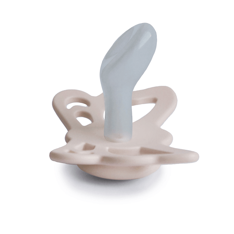 Pacifier Butterfly Silicone Pacifier - Cream