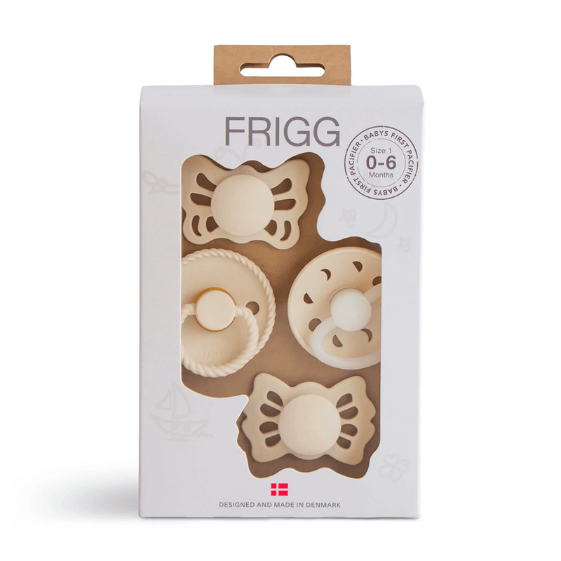 Frigg Baby's First Pacifier Moonlight Sailing - Cream