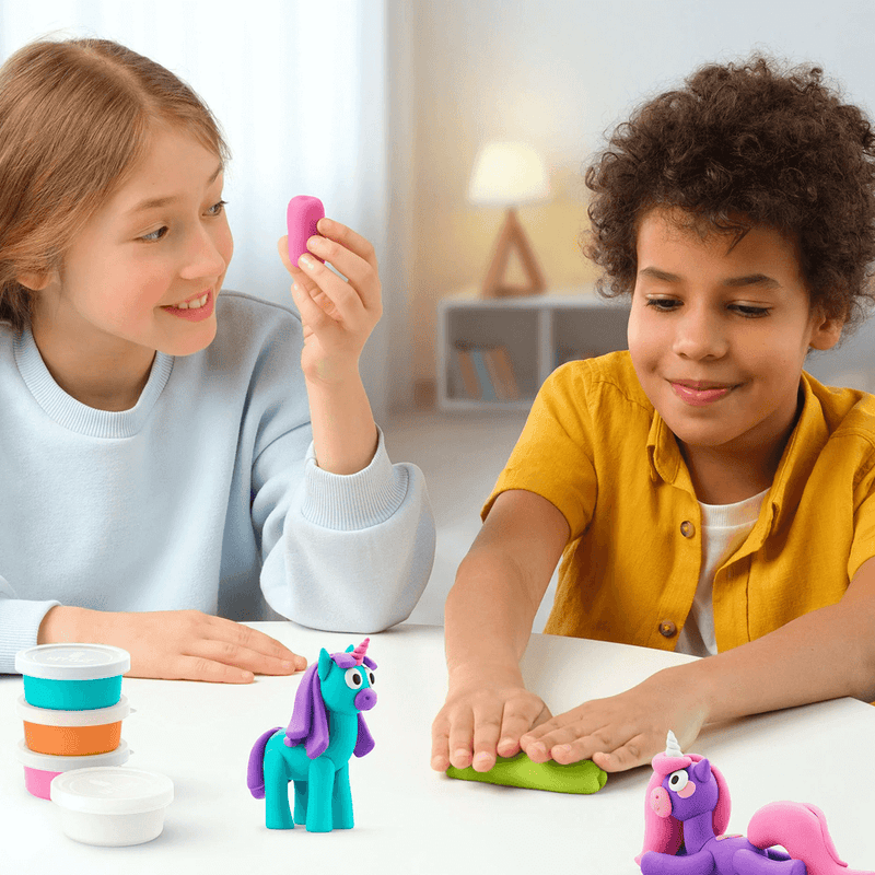 Hey Clay Single Pack - Rainbow Unicorn, Cloudy