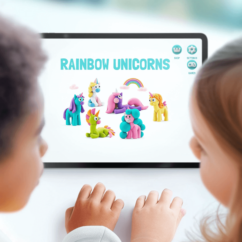 Hey Clay Single Pack - Rainbow Unicorn, Sunny